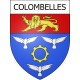 Stickers coat of arms Colombelles adhesive sticker