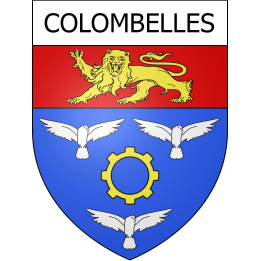 Stickers coat of arms Colombelles adhesive sticker