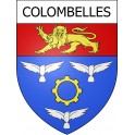 Colombelles 14 ville Stickers blason autocollant adhésif