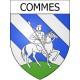 Pegatinas escudo de armas de Commes adhesivo de la etiqueta engomada