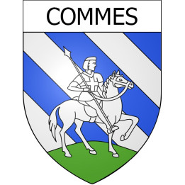 Commes 14 ville Stickers blason autocollant adhésif