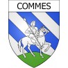 Stickers coat of arms Commes adhesive sticker