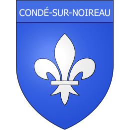 Condé-sur-Noireau 14 ville Stickers blason autocollant adhésif