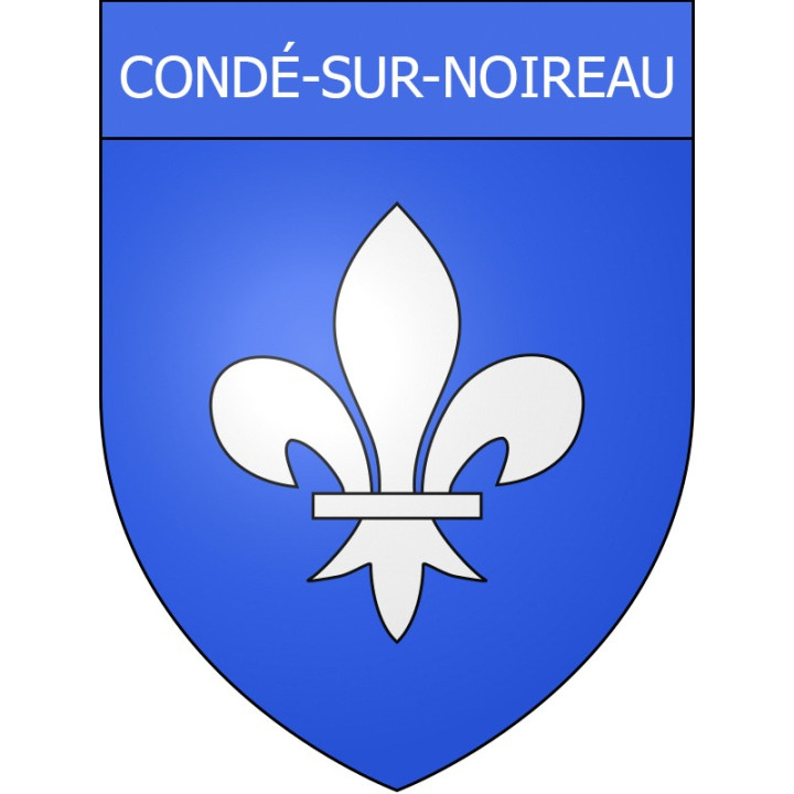 Condé-sur-Noireau Sticker wappen, gelsenkirchen, augsburg, klebender aufkleber