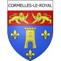 Adesivi stemma Cormelles-le-Royal adesivo