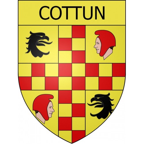 Stickers coat of arms Cottun adhesive sticker