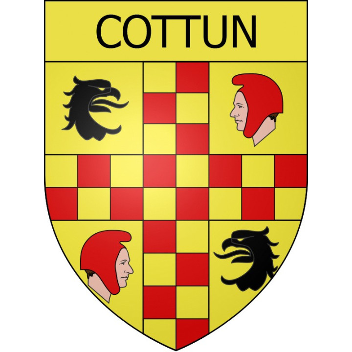 Stickers coat of arms Cottun adhesive sticker