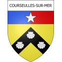 Adesivi stemma Courseulles-sur-Mer adesivo