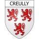 Stickers coat of arms Creully adhesive sticker