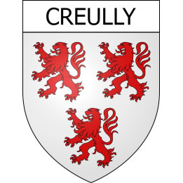 Creully Sticker wappen, gelsenkirchen, augsburg, klebender aufkleber