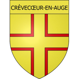 Stickers coat of arms Crèvecœur-en-Auge adhesive sticker