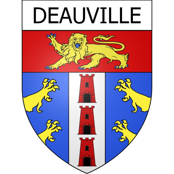 Deauville Sticker wappen, gelsenkirchen, augsburg, klebender aufkleber