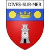 Dives-sur-Mer Sticker wappen, gelsenkirchen, augsburg, klebender aufkleber