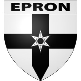 Stickers coat of arms Épron adhesive sticker