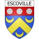 Adesivi stemma Escoville adesivo