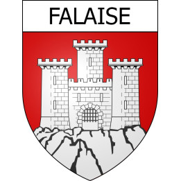 Falaise 14 ville Stickers blason autocollant adhésif