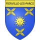 Stickers coat of arms Fierville-les-Parcs adhesive sticker