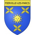 Adesivi stemma Fierville-les-Parcs adesivo