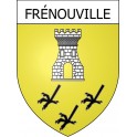 Frénouville 14 ville Stickers blason autocollant adhésif