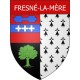 Fresné-la-Mère 14 ville Stickers blason autocollant adhésif