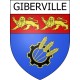 Giberville 14 ville Stickers blason autocollant adhésif