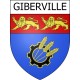 Stickers coat of arms Giberville adhesive sticker