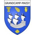 Stickers coat of arms Grandcamp-Maisy adhesive sticker
