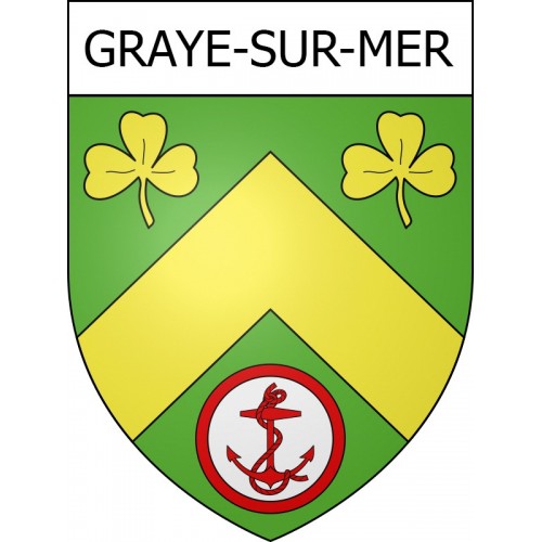 Adesivi stemma Graye-sur-Mer adesivo