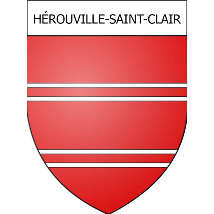 Hérouville-Saint-Clair 14 ville Stickers blason autocollant adhésif