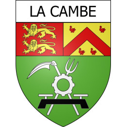 La Cambe Sticker wappen, gelsenkirchen, augsburg, klebender aufkleber