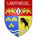 Stickers coat of arms Lantheuil adhesive sticker