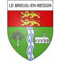 Le Breuil-en-Bessin 14 ville Stickers blason autocollant adhésif