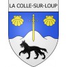 la-colle-sur-loup 06 ville Stickers blason autocollant adhésif