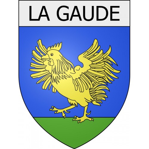 la-gaude 06 ville Stickers blason autocollant adhésif