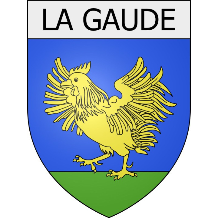 Pegatinas escudo de armas de Viviers adhesivo de la etiqueta engomada