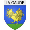 la-gaude 06 ville Stickers blason autocollant adhésif