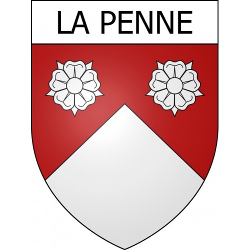 la-penne 06 ville Stickers blason autocollant adhésif