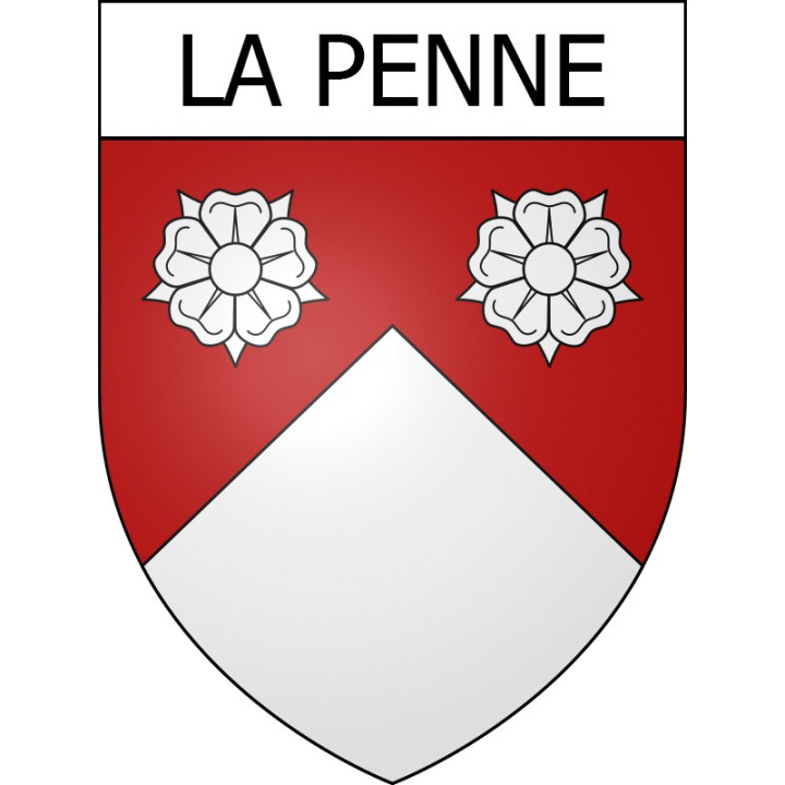 la-penne 06 ville Stickers blason autocollant adhésif