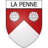 la-penne 06 ville Stickers blason autocollant adhésif