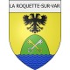 la-roquette-sur-var 06 ville Stickers blason autocollant adhésif