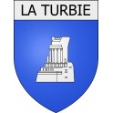 la-turbie 06 ville Stickers blason autocollant adhésif