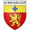 le-bar-sur-loup 06 ville Stickers blason autocollant adhésif