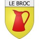 le-broc 06 ville Stickers blason autocollant adhésif