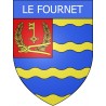 Stickers coat of arms Le Fournet adhesive sticker