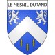 Stickers coat of arms Le Mesnil-Durand adhesive sticker