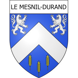 Le Mesnil-Durand 14 ville Stickers blason autocollant adhésif