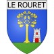 le-rouret 06 ville Stickers blason autocollant adhésif