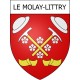 Stickers coat of arms Le Molay-Littry adhesive sticker