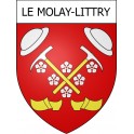 Le Molay-Littry 14 ville Stickers blason autocollant adhésif