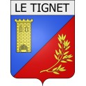 le-tignet 06 ville Stickers blason autocollant adhésif